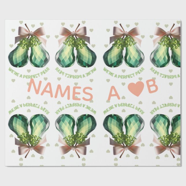 Papel de regalo personalizado de cristal para San  (Superficie plana)