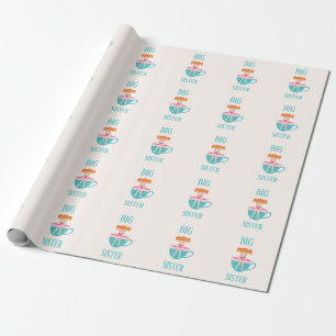 Papel De Regalo Personalizado de enseñanza personalizada Big Siste