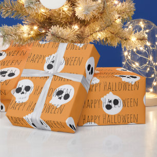 Papel de regalo personalizado de Halloween de crán