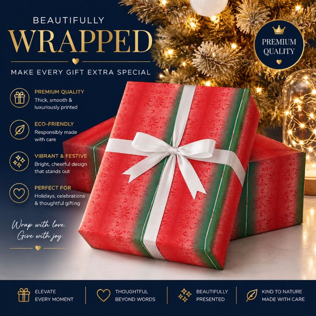 Papel de regalo personalizado de Navidad (Subido por el creador)