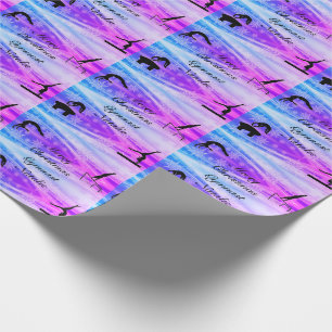 Papel de regalo personalizado de Navidad de gimnas