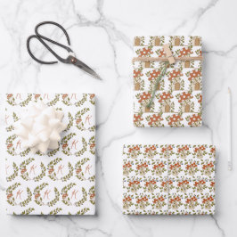 Papel de regalo personalizado de setas del bosque