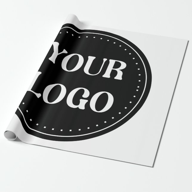 Papel De Regalo Personalizado, elegante, moderno y mínimo (Desenrollado)