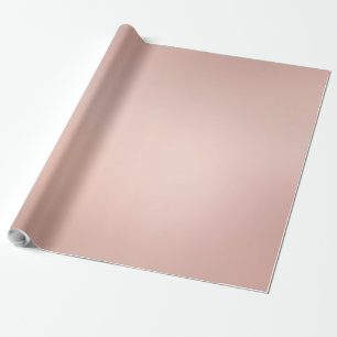 Papel De Regalo Personalizado Elegante Rosa Oro Extra Gran Gigante