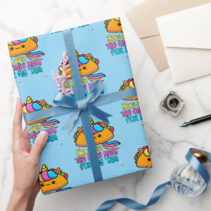 Papel De Regalo Personalizado Eres La Única Carne Para Mi Taco