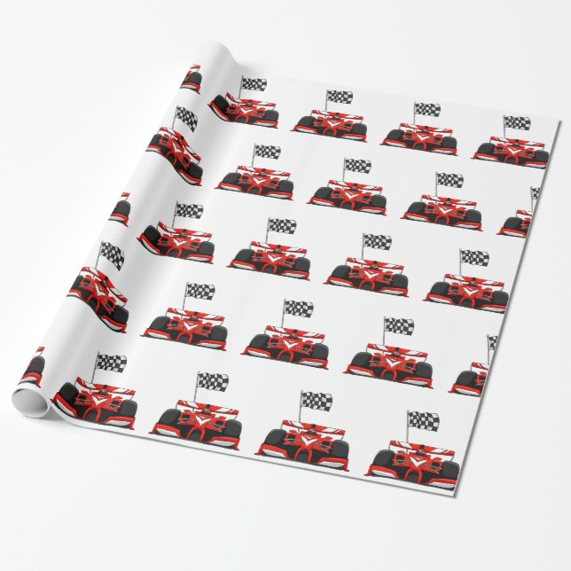 Papel De Regalo personalizado extremo de coche de carrera|Elegir c (Desenrollado)
