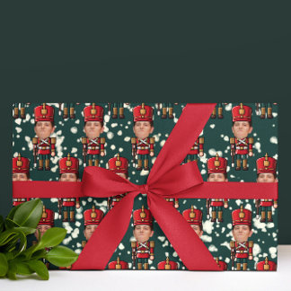 Papel De Regalo Personalizado Face Navidades Nutcracker Gift