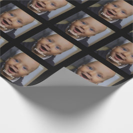 Papel De Regalo Personalizado foto de bebé personalizada