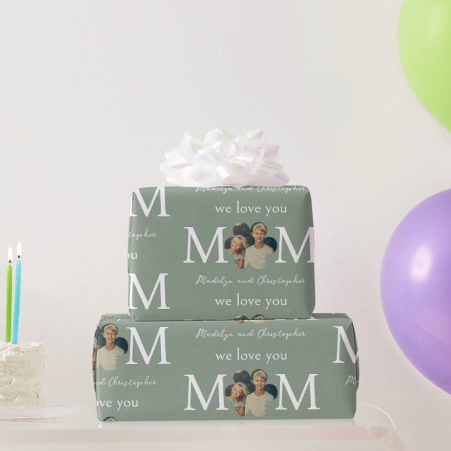 Papel De Regalo Personalizado foto: te queremos, el día de la madr (Regalos de fiesta)