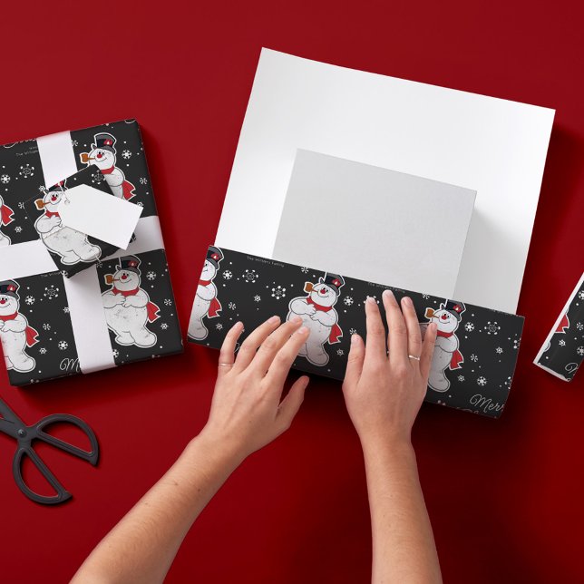Papel De Regalo Personalizado Frosty Navidades de nieve (Subido por el creador)