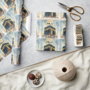 Papel de regalo personalizado Hajj Mubarak