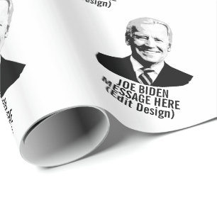 Papel De Regalo Personalizado Joe Biden