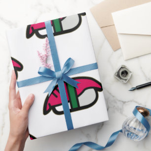 Papel De Regalo Personalizado Kawaii Sushi, Arroz de Pescado y Alg