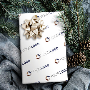 Papel De Regalo Personalizado logo de la empresa regalos comercial