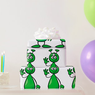 Papel De Regalo Personalizado Martian