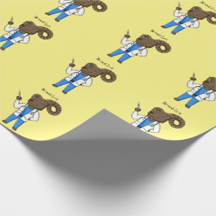Papel De Regalo Personalizado médica ilustracion de ovino de Bigho
