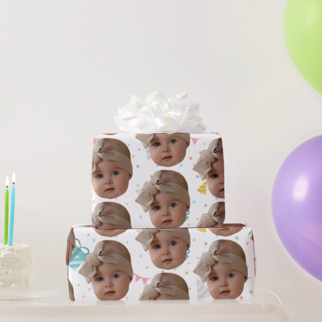 Papel De Regalo Personalizado moderno y divertida regalo Navidades (Regalos de fiesta)