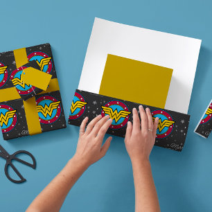 Papel De Regalo Personalizado Mujer Navidad Snowflake