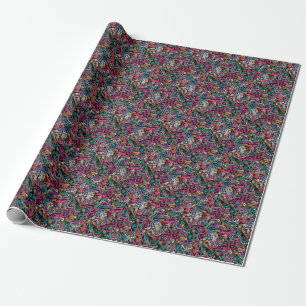 Papel De Regalo Personalizado Musical: Colorido Doodle Seamless.
