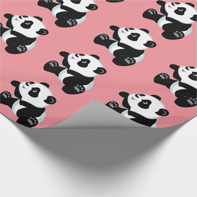Papel De Regalo personalizado panda (Esquina)