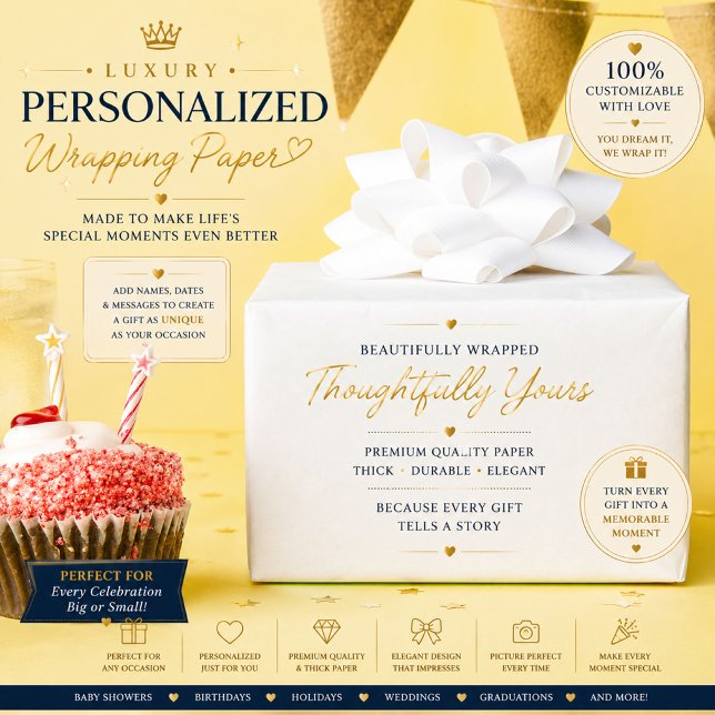 Papel de regalo personalizado para bodas (Subido por el creador)