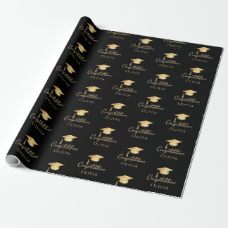 Papel de regalo personalizado para graduación