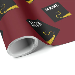 Papel de regalo personalizado para graduación