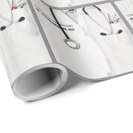 Papel de regalo personalizado para médico