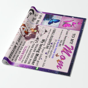 Papel De Regalo Personalizado Para Mi Mamá De La Hija