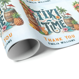 Papel De Regalo PERSONALIZADO personalizado de Fiesta TIKI
