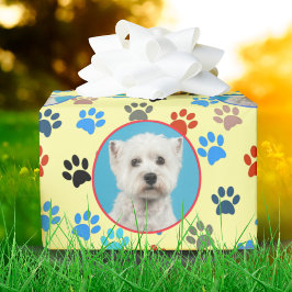 Papel De Regalo Personalizado Photo Paws Cat Lover Perro Lover Pet