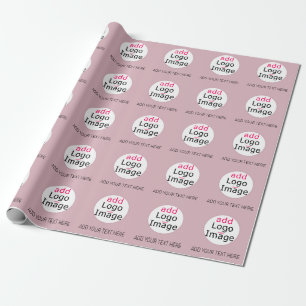 Papel De Regalo Personalizado profesional Business Dusty Rosa Hue