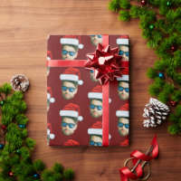 Personalizado simple foto foto Santa Claus Gorras 