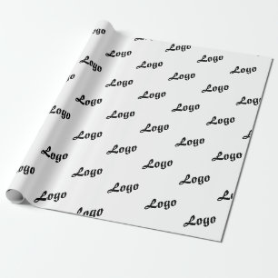 PAPEL DE REGALO PERSONALIZADO SU LOGOTIPO EMPRESA PEQUEÑA MODERNA