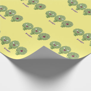Papel De Regalo Personalizado vegetal de alcachofas de canto lindo