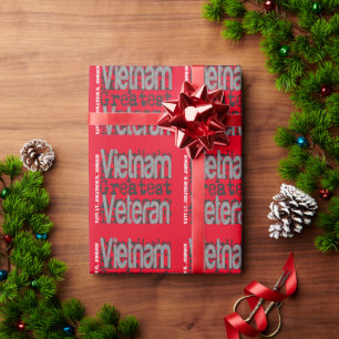 Papel De Regalo PERSONALIZADO Vietnam Veterano Extraordinario