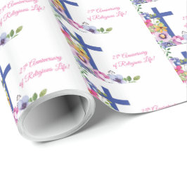 Papel De Regalo Personalizar, 25 Aniversario Nun Vida Religiosa