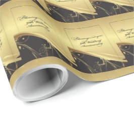 Papel De Regalo Personalizar, 50 aniversario Boda Religioso