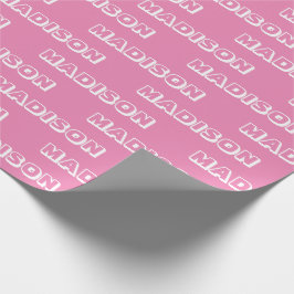 Papel De Regalo Personalizar con nombre, texto, regalo de cumpleañ