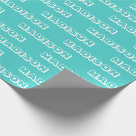 Papel De Regalo Personalizar con nombre, texto, regalo de cumpleañ