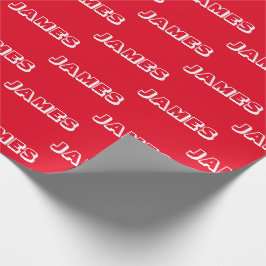 Papel De Regalo Personalizar con nombre, texto, regalo de cumpleañ