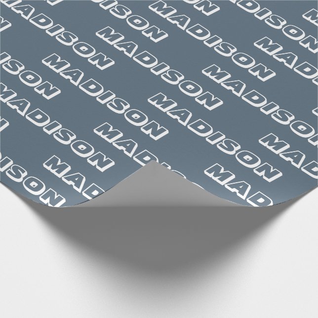 Papel De Regalo Personalizar con nombre, texto, regalo de cumpleañ (Esquina)