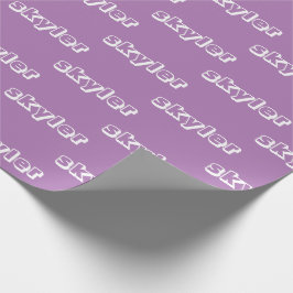 Papel De Regalo Personalizar con nombre, texto, regalo de cumpleañ