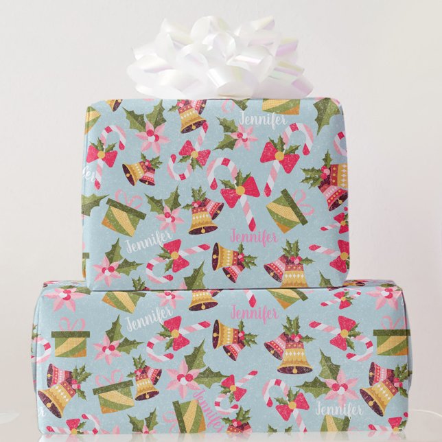 Papel De Regalo Personalizar el nombre en el regalo de Navidades b (Subido por el creador)