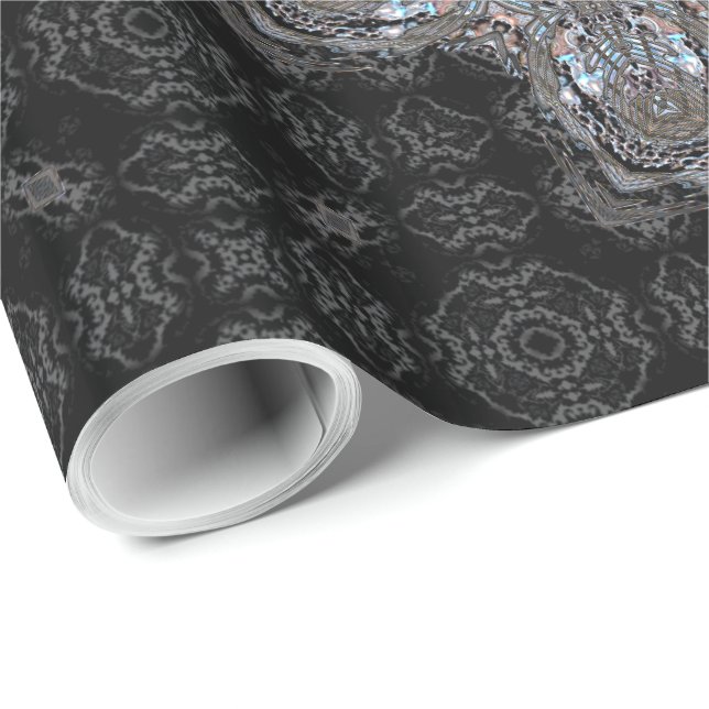 Papel De Regalo Personalizar Elegante de la Cruz LJP (Esquina del rollo)