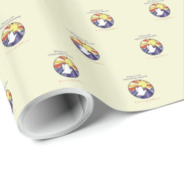 Papel De Regalo Personalizar Nombre, Círculo de Paloma RCIA en Ama