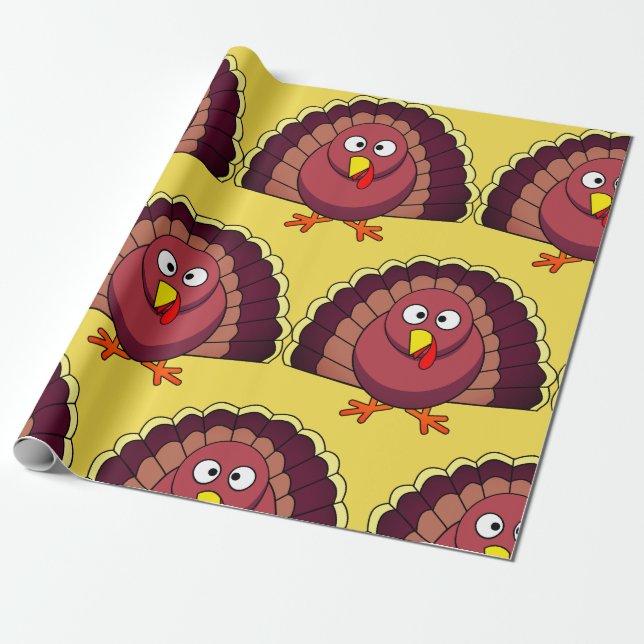 Papel De Regalo Personalizar Turquía (Desenrollado)