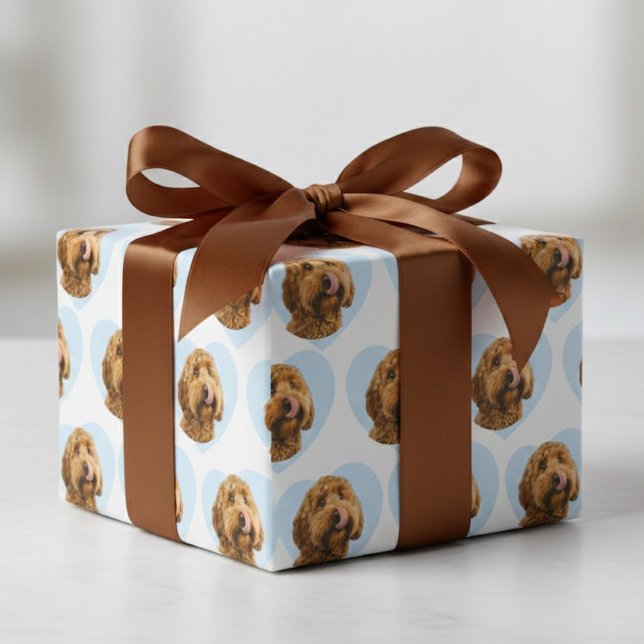 Papel De Regalo Personalized Dog Photo Custom Pet (Subido por el creador)