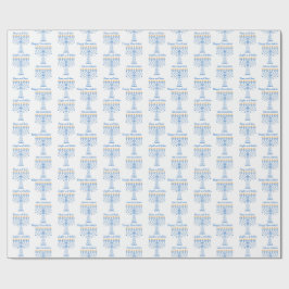 Papel De Regalo Personalized Hannukah wrapping paper