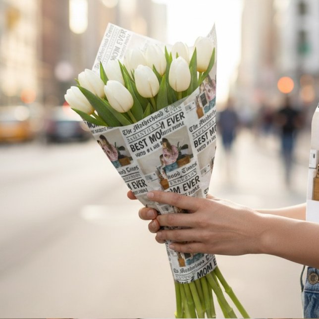 Papel De Regalo Personalized Mother’s Day Newspaper (Subido por el creador)